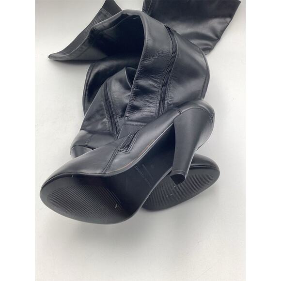 Colin Stuart Women's Black Over-The-Knee High Heel Boots Size 6 B - Picture 5 of 9